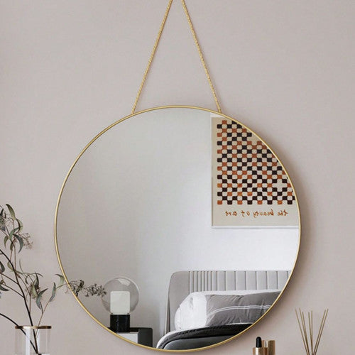 ESPEJO COLGANTE DORADO / ALG01382